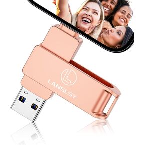 32GB Flash Drive for iPhone Photo Stick,3 in 1 USB 3.0 External Storage for Photos and Videos,iPhone Memory Stick Compatibile Phone/Pad/Android/PC/Mac