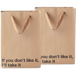 "I Tried" Funny Snarky Gift Bags, 2 piece set