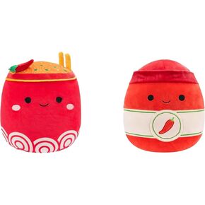 Squishmallows Flip-A-Mallows 12-Inch Brown Boba Tea and Pink Cupcake Plush - Add Bernice Clara to Your Squad, Ultrasoft Stuffed Animal Medium-Sized Toy, Official Kelly Toy