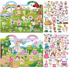Christmas Nativity 3D Puffy Sticker Activity Book Set 100 Reusable Puffy Stickers Make a Nativity Scene Religious Christian Removable Stickers for Kids Ages 4+ Holy Night Gifts Xmas Crafts Supplies