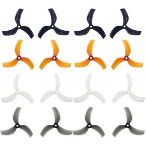 Gemfan D90 3-Blade Proppeller لـ 3.5 بوصة Cinewhoop Props 3 فتحات T-Mount لـ RC FPV Quadcopter Drone 16 قطعة 8CW 8CCW
