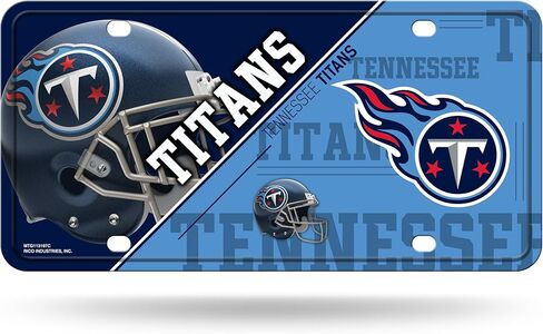 RICO INDUSTRIES NFL Seattle Seahawks Unisex Seattle Seahawks License Plate Metalseattle Seahawks License Plate Metal, Team Color, One Size in Kuwait