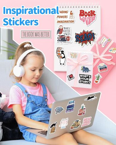 300 PCS Inspirational Stickers for Adults, Scrapbook Vision Board Supplies Motivational Stickers for Water Bottles Laptop, Positive Mental Health Quote Vinyl Stickers for Teens Kids Teachers Students in Saudi Arabia