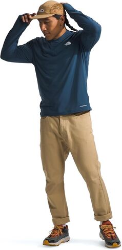 THE NORTH FACE Men's Adventure Sun Hoodie (Standard and Big Size), Clay Grey, Large in Saudi Arabia