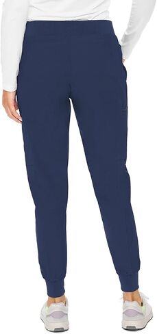 Med Couture Scrub Jogger Pants for Women, Seamed Bottoms with 4 Spacious Pockets MC8721, M, Turquoise Sky in Kuwait