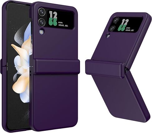 Designed for Galaxy Z Flip 3 Case Magnetic with Hinge Protection & Kickstand [Compatible with MagSafe],Samsung Flip 3 Case Clear Protective Phone Cover for Z Flip 3 5 G (Clear) in Kuwait