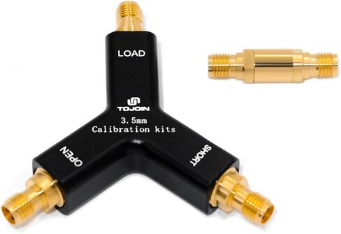 TOJOIN 3.5mm-J Calibrator CalKit مع معيار مفتوح، متوافق مع مجموعة المعايرة الميكانيكية القياسية 85033E، DC إلى 9 جيجا هرتز، عزم دوران المعايرة 0.9N/m، لمحللي الشبكة in Kuwait