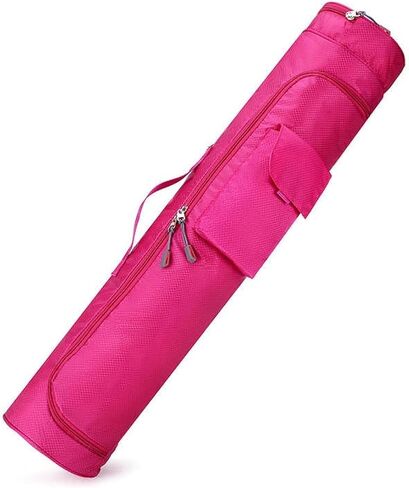 Mr. Teto. Yoga Mat Bag - Yoga Mat Carrier - Zip Exercise Yoga Mat Carry Bag for Women Men with Multi-Functional Storage - Cargo Pocket Extra Wide Adjustable Shoulder Strap in Saudi Arabia