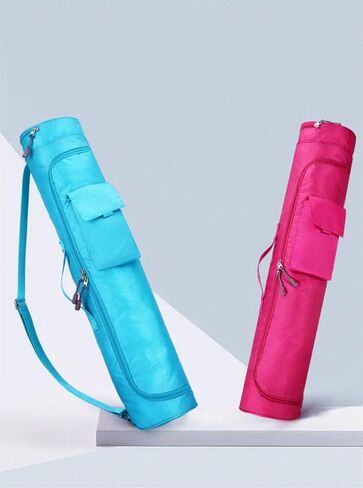 Mr. Teto. Yoga Mat Bag - Yoga Mat Carrier - Zip Exercise Yoga Mat Carry Bag for Women Men with Multi-Functional Storage - Cargo Pocket Extra Wide Adjustable Shoulder Strap in Saudi Arabia