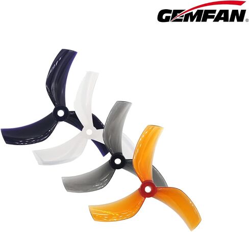 Gemfan D90 3-Blade Proppeller لـ 3.5 بوصة Cinewhoop Props 3 فتحات T-Mount لـ RC FPV Quadcopter Drone 16 قطعة 8CW 8CCW in Kuwait