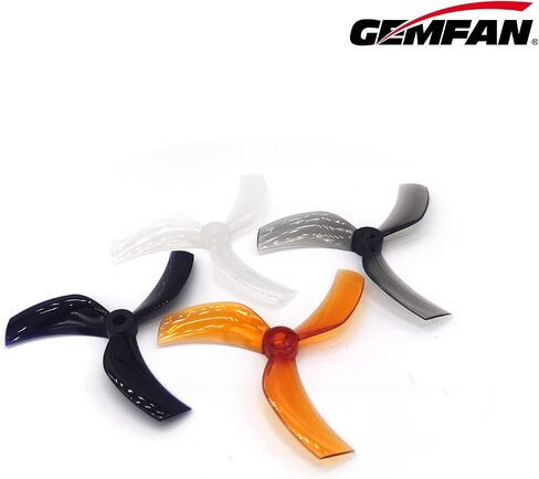 Gemfan D90 3-Blade Proppeller لـ 3.5 بوصة Cinewhoop Props 3 فتحات T-Mount لـ RC FPV Quadcopter Drone 16 قطعة 8CW 8CCW in Kuwait