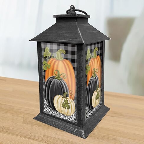 Be Grateful Fall Lantern مقاس 13.5 بوصة × 5.5 بوصة × 5.5 بوصة برياروود لين in Saudi Arabia
