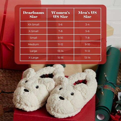 Dearfoams Unisex-Adult Matching Family Holiday Christmas Reindeer & Turkey Scuff Slipper in Saudi Arabia