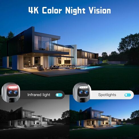 BEENOCAM 2K Security Camera Wireless Outdoor, 360°PTZ 6X Zoom Solar Camera Outdoor Wireless with PIR Detection, Full-color Nignt Vision, Smart Alarm, 2.4GHz WiFi, 2-Way Audio, SD/Cloud Storage, IP66 in Saudi Arabia