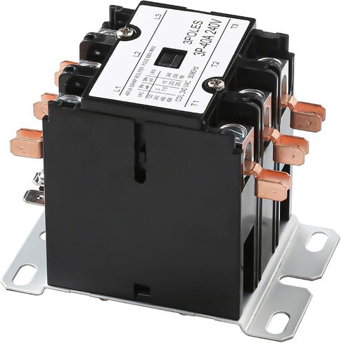 Seentech Heavy-Duty 130A 1-Pole 30 Amp Contactor with 24VAC Coil - Perfectly Compatible with relays, air conditioners, Heat Pumps, and Refrigeration Systems in Saudi Arabia
