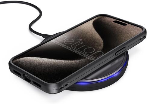 BELTRON Case Holster Combo for iPhone 15 Plus, Slim Protective Full Body Grip Case & Swivel Belt Clip 3 in 1 Combo with Kickstand/Card Holder Compatible with Apple iPhone 15 Plus 6.7" Black in Saudi Arabia