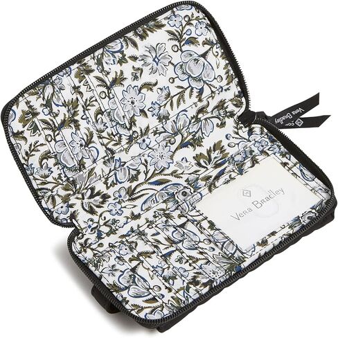 Vera Bradley Cotton Large Smartphone Wristlet with RFID Protection, Flamingo Garden in Saudi Arabia
