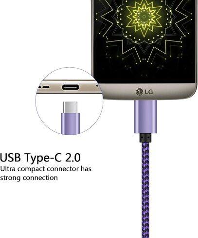 2.5ft Coiled Samsung Fast Charging Cable for Galaxy Z Fold 6 Flip 6, S24 S23 S22 S21+ Ultra S20 FE 5G S10e, A55 A35 A15 A54 A53 A14 A30 A03s, USB A to Type C Car Retractable Phone Charger Cord in Saudi Arabia