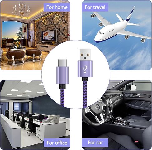 2.5ft Coiled Samsung Fast Charging Cable for Galaxy Z Fold 6 Flip 6, S24 S23 S22 S21+ Ultra S20 FE 5G S10e, A55 A35 A15 A54 A53 A14 A30 A03s, USB A to Type C Car Retractable Phone Charger Cord in Saudi Arabia