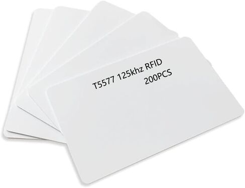Meipire T5577 Writable Rewrite Smart Card 125khz Blank White PVC RFID Access Chip Card (20) in Saudi Arabia
