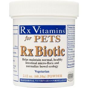 Rx Biotic for Pets 2.12 oz Powder - Professional Veterinary Formulas - Hypoallergenic & Vegetarian