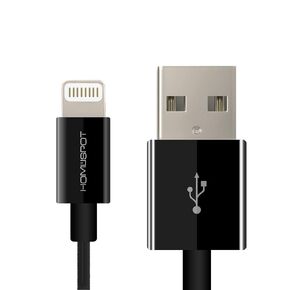 HomeSpot Short iPhone Charger Lightning Cable Charging Cord MFI 5" Short Length Certified for iPhone 12/12Pro X / 8/8 Plus / 7/7 Plus iPad Air/Air 2 / Pro (2 Pack - Black)