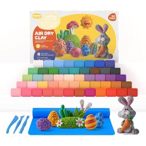 Kilpkonn Modeling Clay Kit - 36 Colors Air Dry Ultra Light Air Dry Modeling Clay Great Clay Gift for Kids