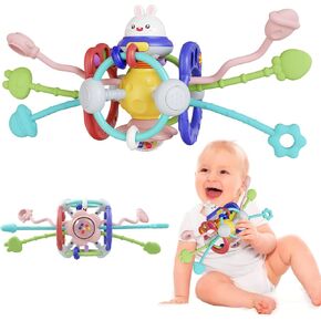 Montessori Toys for 1 Year Old，Baby Toys for Toddler Toys Preschool Learning Sensory Travel Activities Busy Cube Toys for 6 12 18 Month Boys and Girls, Safe Creativity Toddler Baby Toys