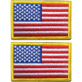 2PCS Funny Tacos Embroidered Patch,Black Yellow Hook and Loop Patches for Backpacks, Jackets,Vests,Clothes,Hats