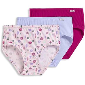 Jockey Women's Underwear Elance Hipster - 3 Pack, Blue Stardust/Boardwalk Stripe/Marina Blue, 6
