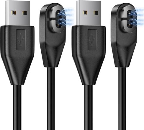 2 Pack Charging Cable for Shokz, USB C Shokz Cable Magnetic Charger Cord Compatible for AfterShokz Aeropex AS800, Shokz OpenRun Pro, OpenRun, OpenRun Mini, OpenComm Shokz Charger Replacement in Saudi Arabia