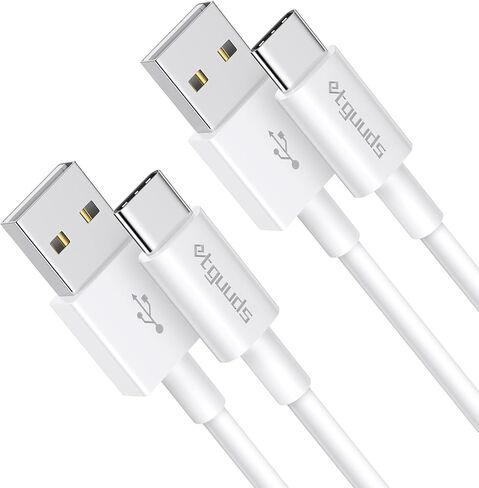 etguuds Car Carplay Cable for iPhone 16 15/ 16Pro 15Pro/ 16 15 Plus/ 16 15 Pro Max, 3 ft USB to USB C Cable for Apple Car Play iPhone 16 15, USB C iPad - 2 Pack USB A to USB C Car Charger Cable in Kuwait