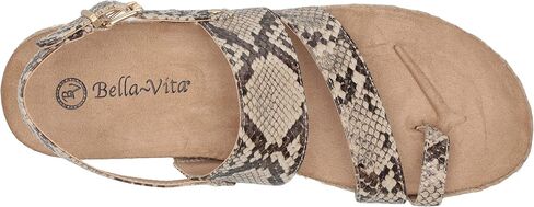 صندل نسائي مسطح، جلد إيطالي أسود، 5 in Kuwait