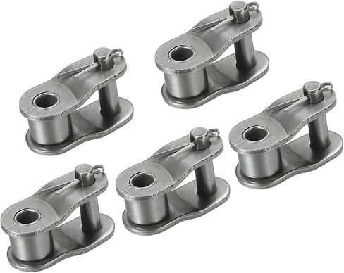 uxcell 10Pcs 085-1/#41-1 Chain Offset Half Link Roller 1/2" Pitch Carbon Steel Master Connector Links for 085-1 Roller Chain in Saudi Arabia