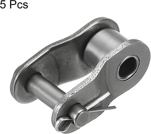 uxcell 10Pcs 085-1/#41-1 Chain Offset Half Link Roller 1/2" Pitch Carbon Steel Master Connector Links for 085-1 Roller Chain in Saudi Arabia