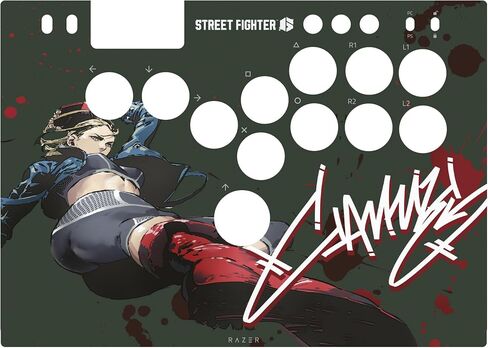 Razer Vinyl Kitsune Skin: Full Top Plate Wrap - Premium 3M Cast Vinyl - Scratch Resistant - Unique Designs & Finishes - Easy Application - Street Fighter Chun-Li in Saudi Arabia
