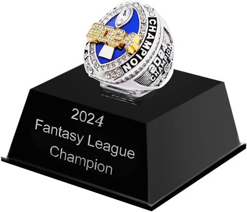 Fantasy Football Championship 2024 Ring Award Prize Sports Winner FFL Champion Ring in Saudi Arabia