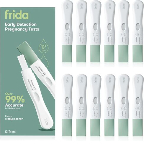 Frida Fertility Early Detection Pregnancy Tests | Easy at Home Pregnancy Tests, Over 99.9% Accurate HCG Test Strips, Early Results, Quick + Easy to Use | 2 Pregnancy Tests in Saudi Arabia