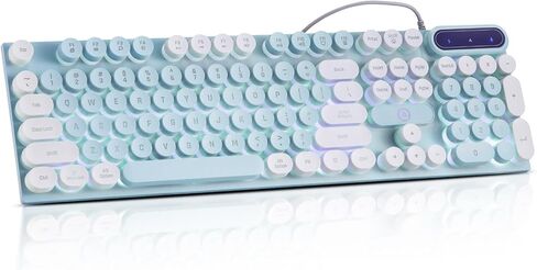 Wired Crack Rainbow Gaming Keyboard and Mouse Combo, 104 Keys Light Up Mechanical Feeling Computer Keyboard, Wired Gaming Keyboard and Mouse for PC MAC Xbox Gamer(Black) in Kuwait