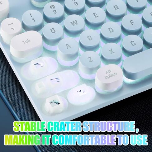 Wired Crack Rainbow Gaming Keyboard and Mouse Combo, 104 Keys Light Up Mechanical Feeling Computer Keyboard, Wired Gaming Keyboard and Mouse for PC MAC Xbox Gamer(Black) in Kuwait