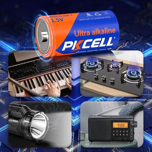 PKCELL C Battery R14P Battery,12 Pack 1.5V C Size UM-2 Battery with Long-Lasting Power in Saudi Arabia