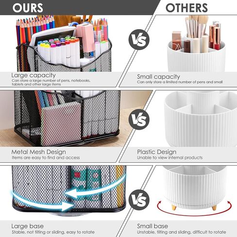 منظمات وإكسسوارات مكتب هوسمايل باللون الذهبي الوردي، ملحقات مكتبية مع 8 حجرات، درج، حامل أقلام، حامل هاتف، مشبك ذيل طويل، مشابك ورقية، وأظافر على شكل حرف H للمنزل والمدرسة المكتبية in Kuwait