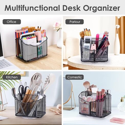 منظمات وإكسسوارات مكتب هوسمايل باللون الذهبي الوردي، ملحقات مكتبية مع 8 حجرات، درج، حامل أقلام، حامل هاتف، مشبك ذيل طويل، مشابك ورقية، وأظافر على شكل حرف H للمنزل والمدرسة المكتبية in Kuwait