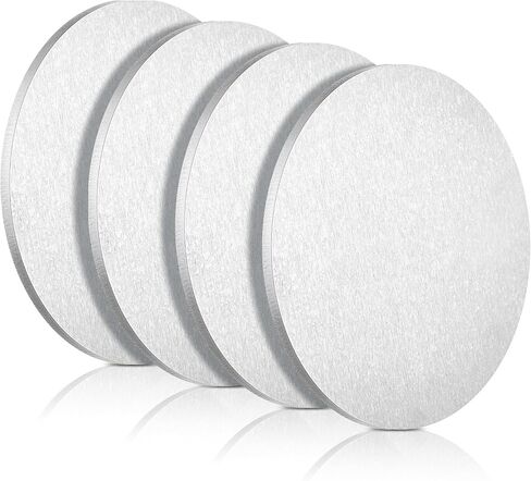 Yaocom 2 Pcs 1/4" x 6" Aluminum Disc Round Aluminum Sheets and Plates, 6061 Aluminum in Saudi Arabia