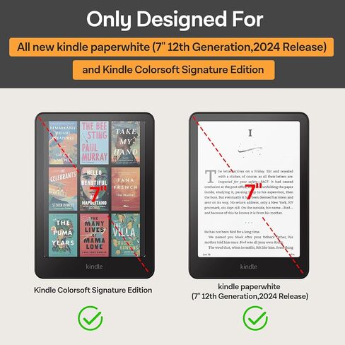 CoBak 4 Pack Anti-Glare Matte Screen Protector for 6.8" Kindle Paperwhite, Kobo Aura H2O Edition 2 - High Clarity, Fingerprint Resistance - PET Film in Saudi Arabia