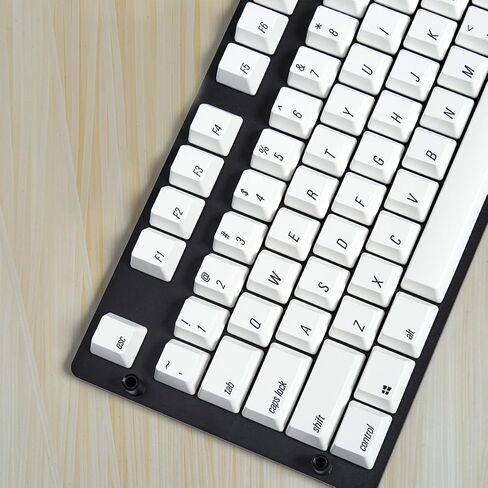 Holiday Sale PBT Keycaps 108 Keys Cherry Profile Keycap Set for Mechanical Keyboard 61/87/104/108 MX Switches | Mechanical Keyboard Keycaps | Pink PBT Doubleshot Keycaps | Keycaps Set in Saudi Arabia