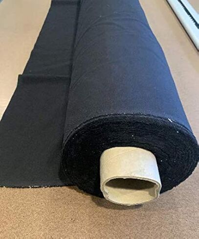 Black 100% Cotton Muslin Fabric/Textile - Draping Fabric - by The Yard (60in. Wide) in Kuwait