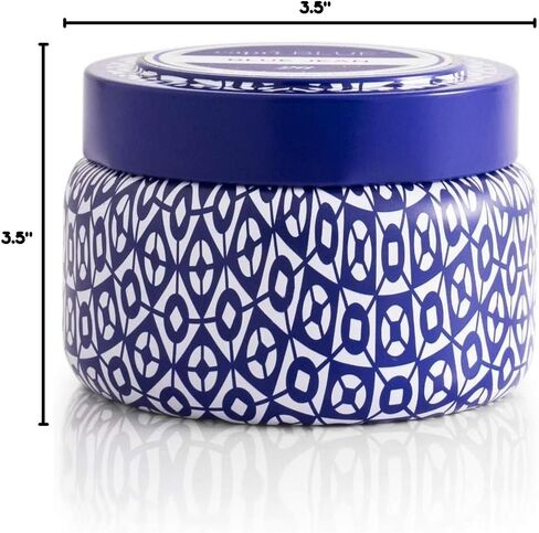 Capri Blue Honeydew Crush Scented Candle - Signature Printed Travel Tin Jar Candle - Luxury Aromatherapy Candle with a Soy Wax Blend - Blue Candle (8.5 oz) in Kuwait