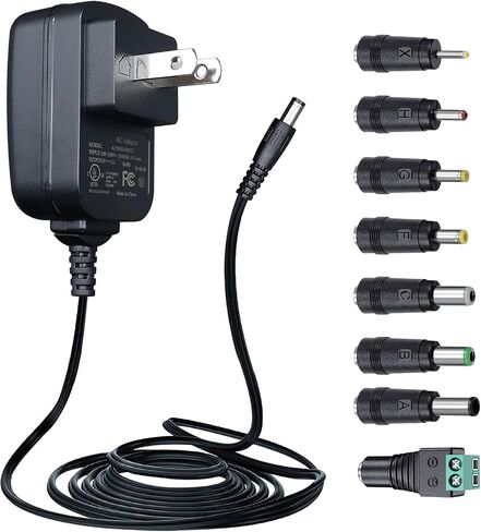 UL Listed 9V 1A 5ft Power Supply Adapter, AC to DC 9 Volt 1000mA 800mA 500mA 0.8A 0.5A Adapter Cord Replacement for Arduino UNO MEGA, ADSL Router Arduino, Elliptical Machine and More 9V Devices in Saudi Arabia