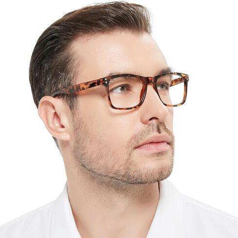 OCCI CHIARI Reading Glasses Men Fashion Rectangle Readers(1.0 1.25 1.5 1.75 2.0 2.25 2.5 2.75 3.0 3.5 4.0 5.0 6.0) in Saudi Arabia